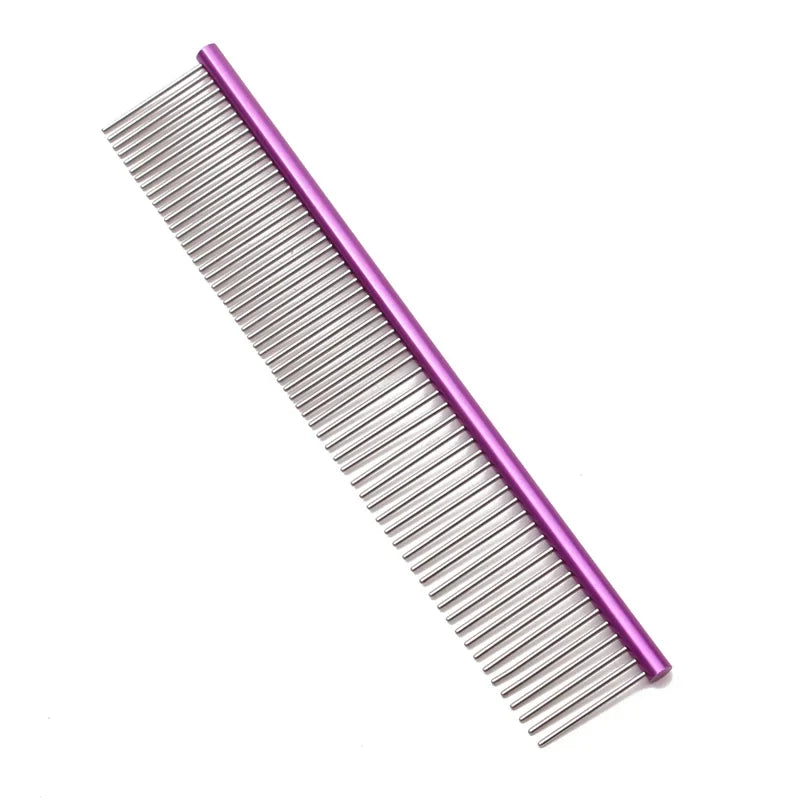 Puppy Grooming Comb Groomer for Dog Stainless Aluminum Pets – 15 Colors