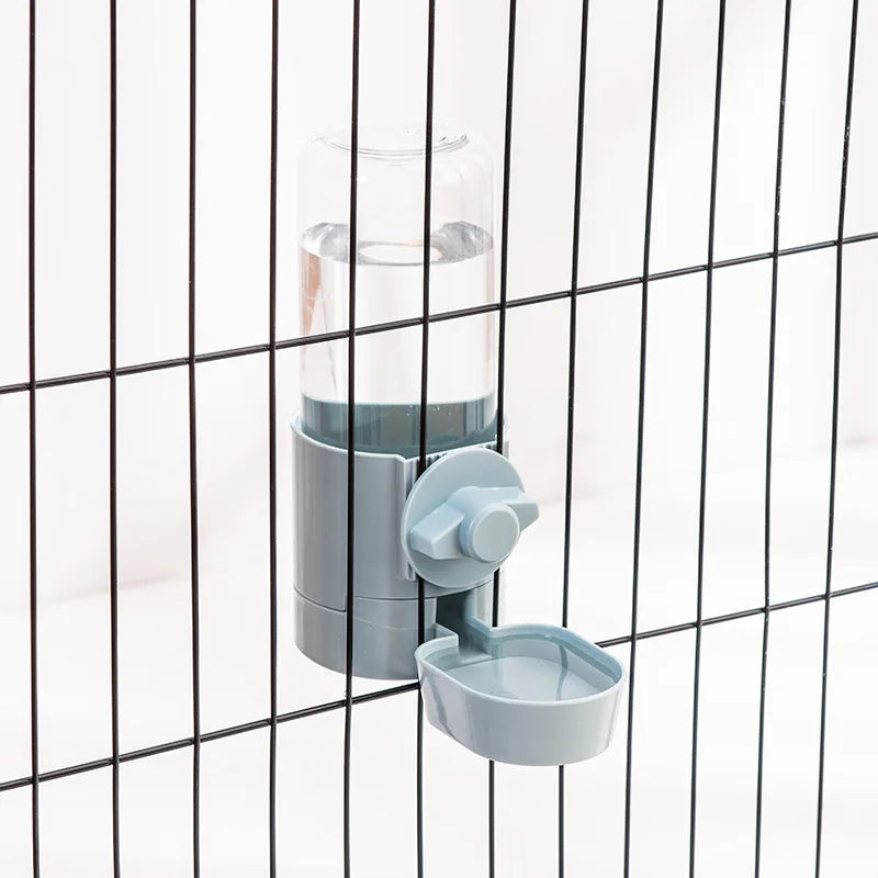 Automatic Pet Feeder Cage Hanging Dish Water Bottle – 6 Colors