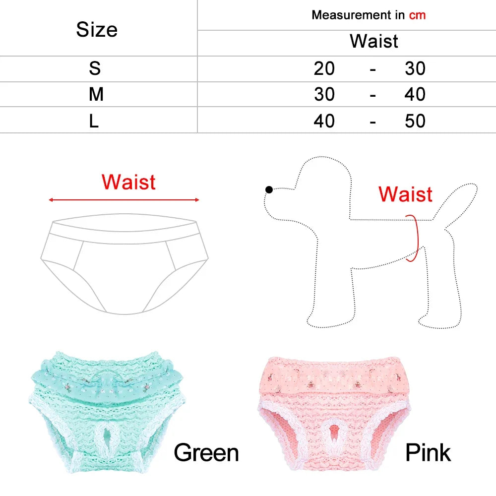 Chiffon Pet Physiological Pants Cute - ProPawPet.com