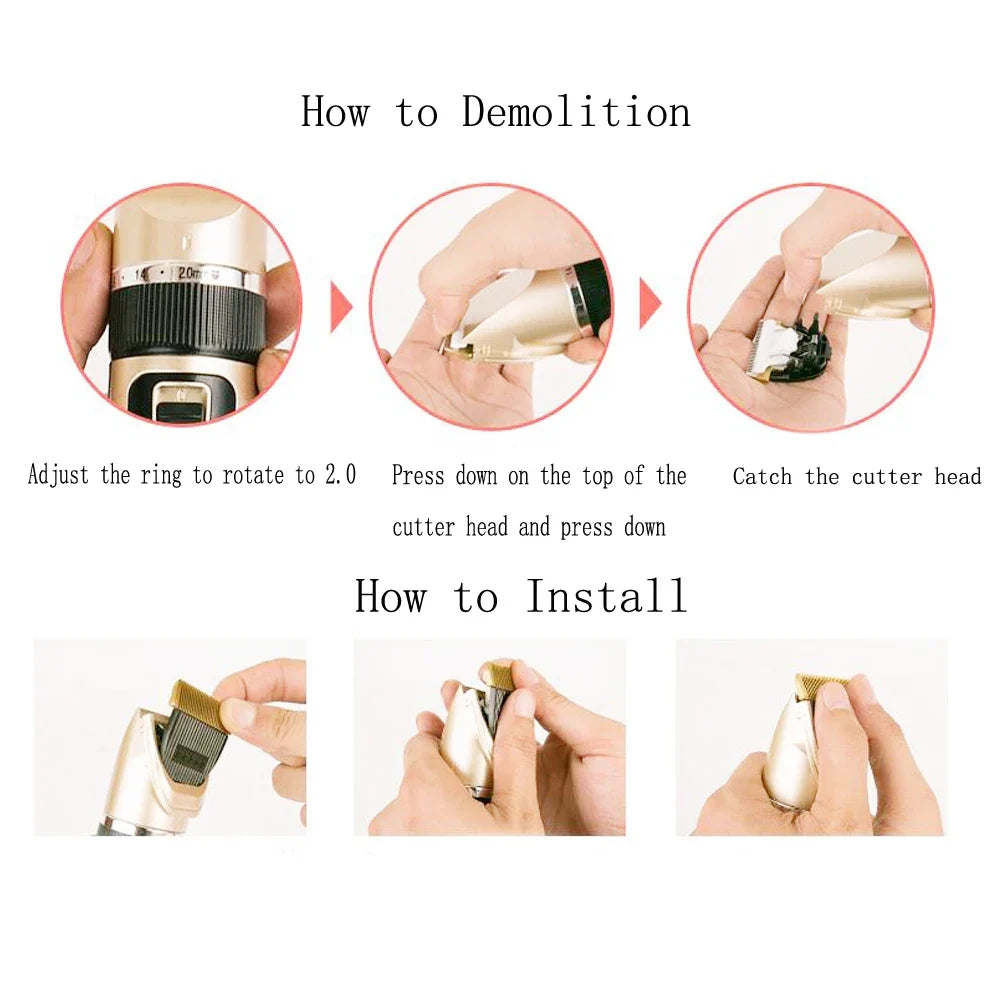 Dog Hair Trimmer Electrical Pet Professional - ProPawPet.com