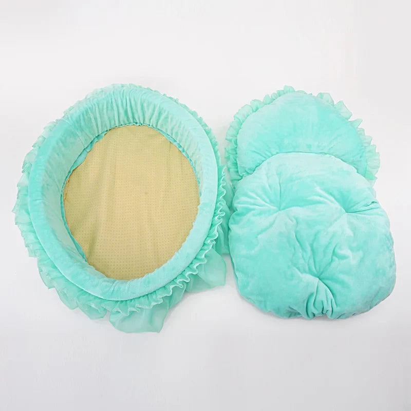 luxury princess Dog Bed Soft Sofa Pink Pets - ProPawPet.com