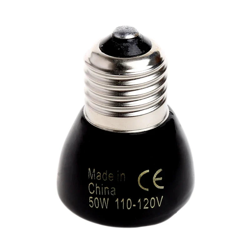 110-120v 25w 100w Far Infrared Ceramic Emitter Heating Light for Reptiles