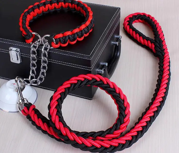 Double Strand Rope Large Dog Leashes Metal P - ProPawPet.com