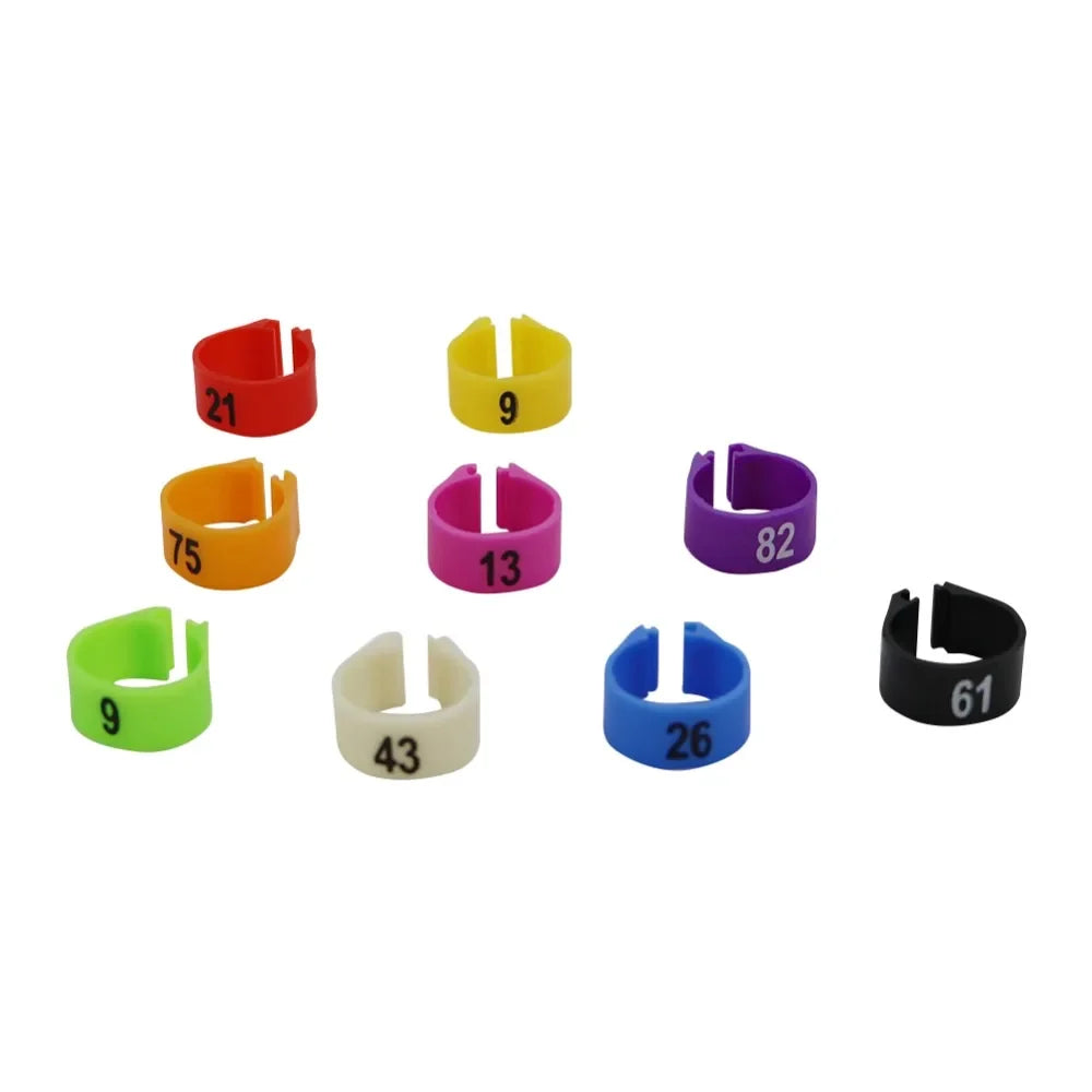 NO.1-100 Digital mark ring 10 Colors - ProPawPet.com