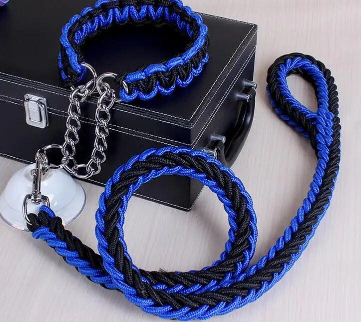 Double Strand Rope Large Dog Leashes Metal P - ProPawPet.com