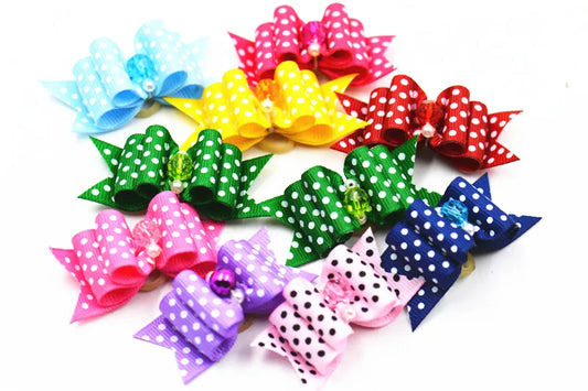 20/50/100pcs /set dog bow tie pattern cute - ProPawPet.com