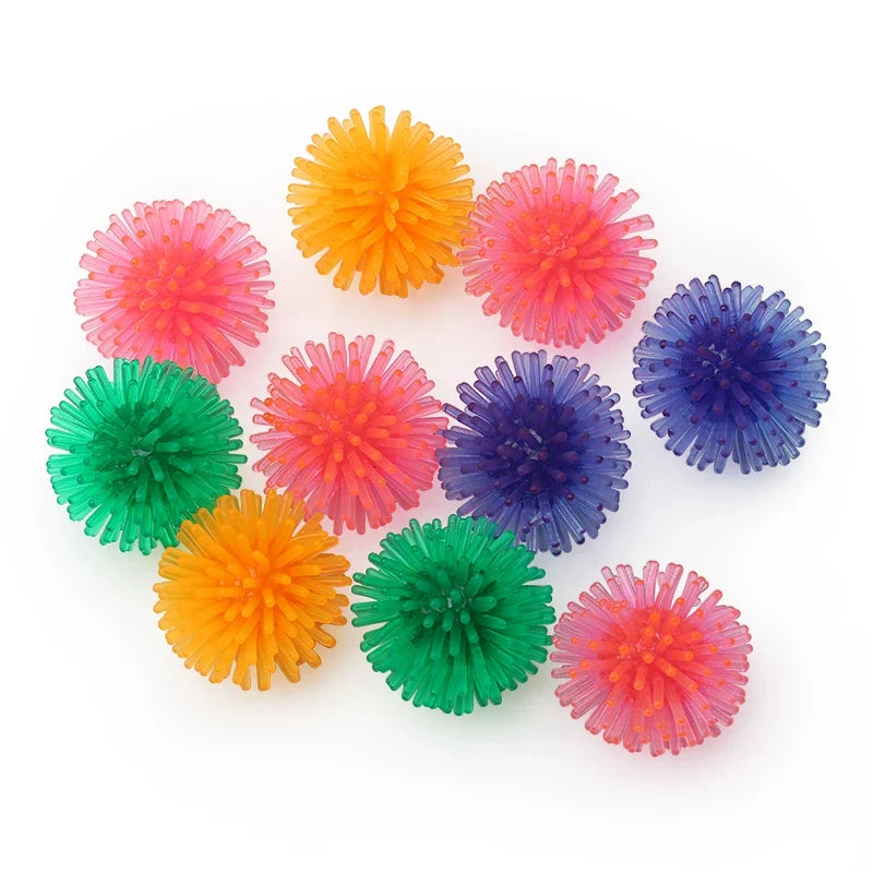 5PCS PVC Soft Thorn Ball Cat Toy Colorful - ProPawPet.com