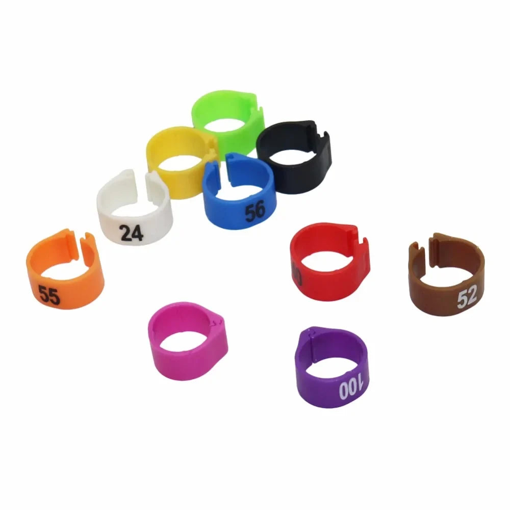 NO.1-100 Digital mark ring 10 Colors - ProPawPet.com