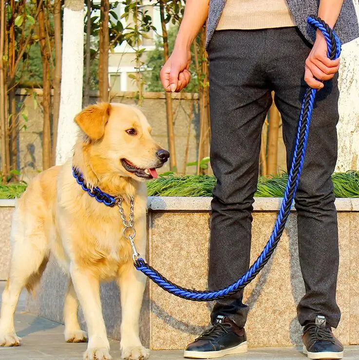 Double Strand Rope Large Dog Leashes Metal P - ProPawPet.com