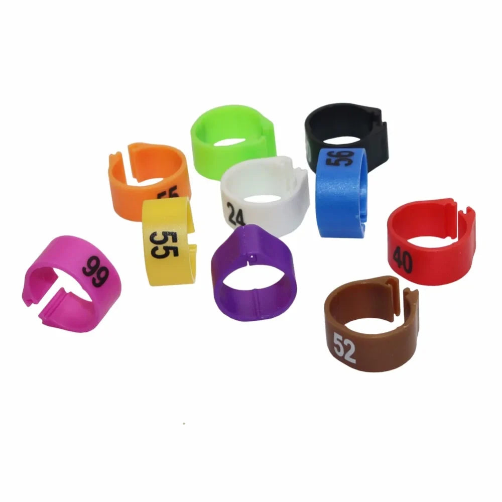 NO.1-100 Digital mark ring 10 Colors - ProPawPet.com