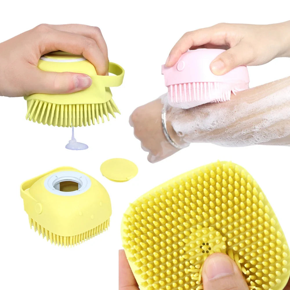 Pet Dog Cat Bath Brush 2-in-1 Pet SPA - ProPawPet.com