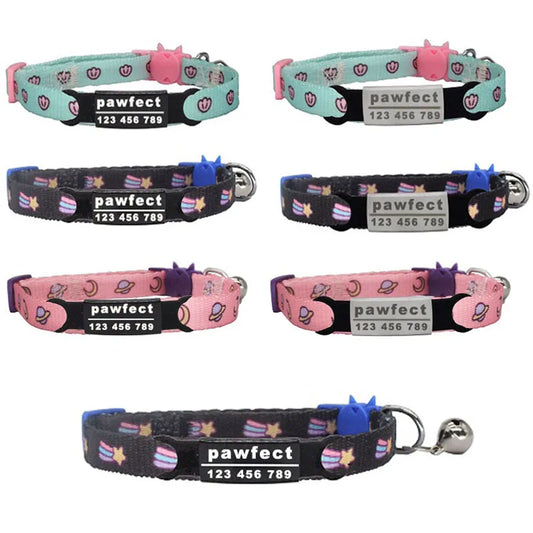 Cat Collar Custom Personalized ID Free - ProPawPet.com