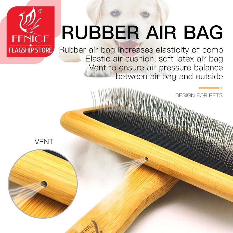 Fenice Dog Cat Comb Brush Needle Open Knot - ProPawPet.com