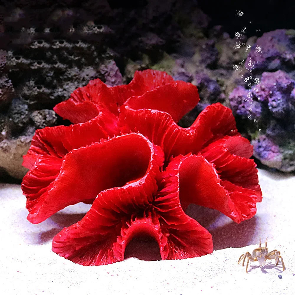 Resin Coral Reef Aquarium Ornaments Fish Tank – 9 Colors