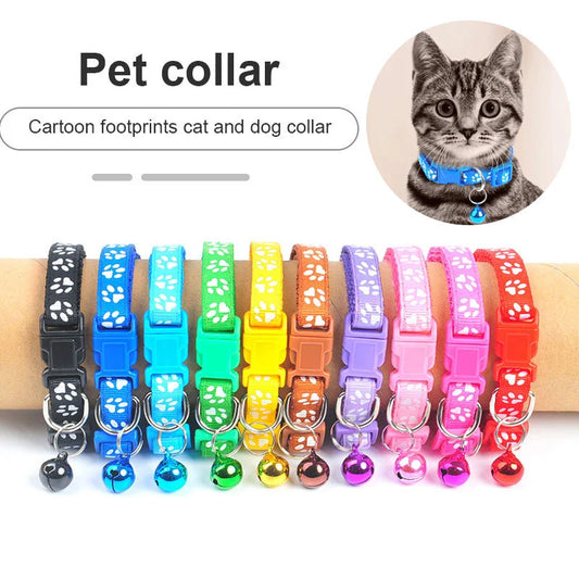 1Pc Colorful Cute Bell Collar Adjustable - ProPawPet.com
