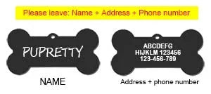 Pet ID Tag Personalized Free Engraved - ProPawPet.com