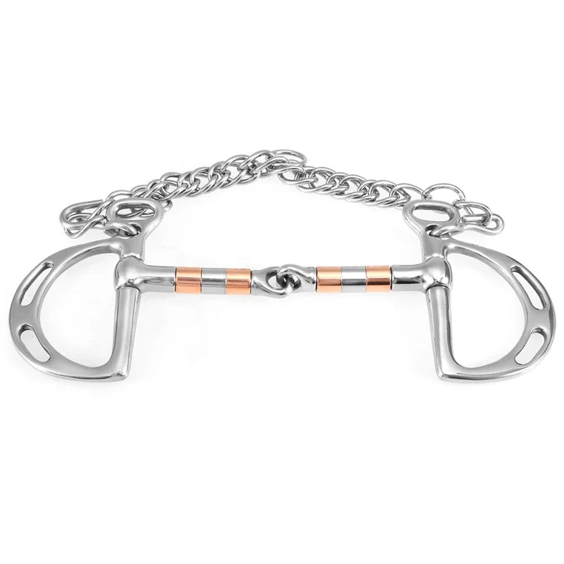 New Horse Bit Stainless Steel Jointed Roller - ProPawPet.com