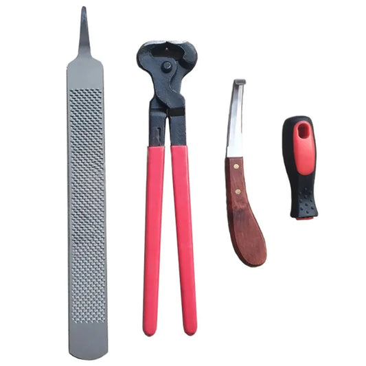 Horseshoes Trim Tool Sets Rasp Handle Hoof Cutter Horse Care