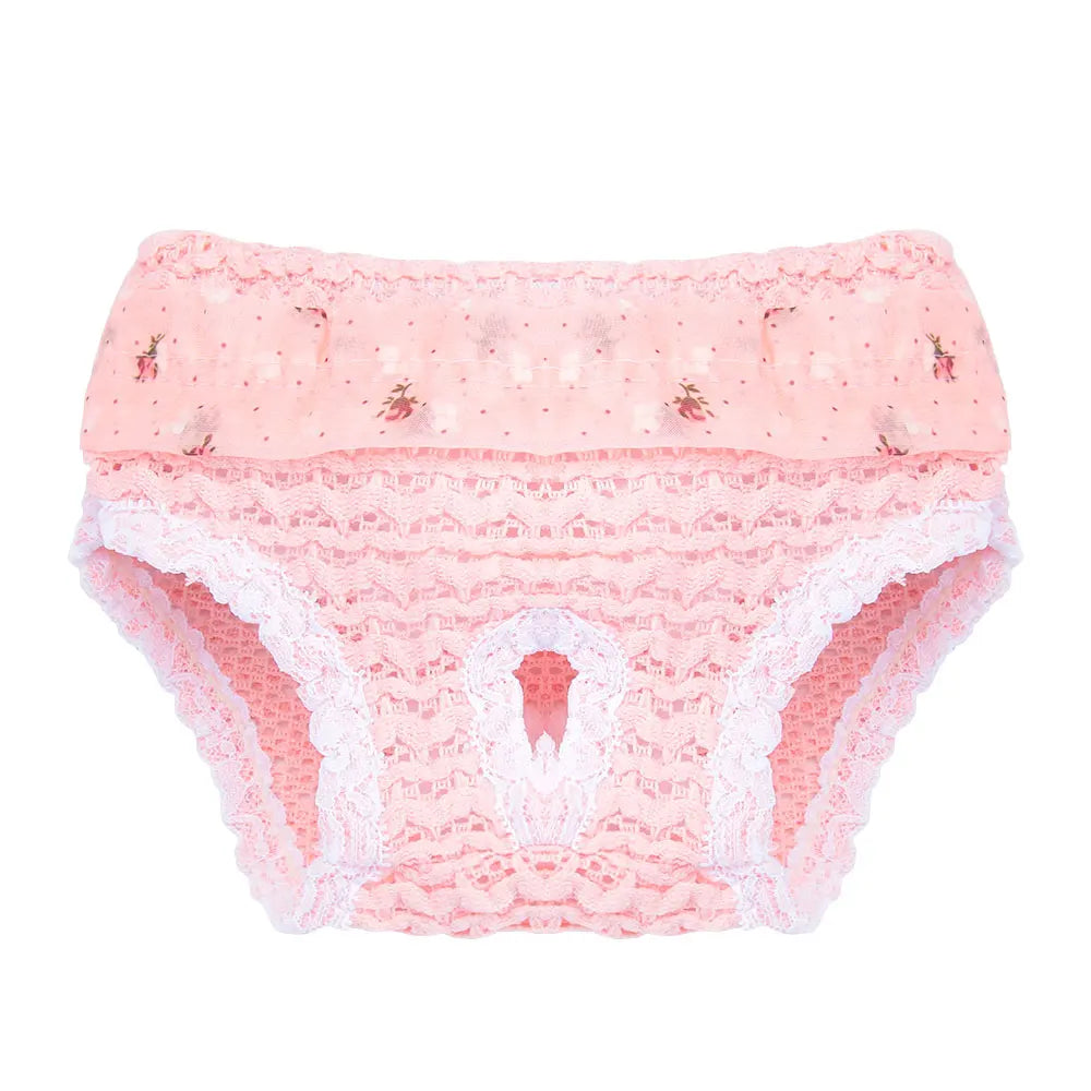 Chiffon Pet Physiological Pants Cute Elasticity Breathable – Dog Accessories