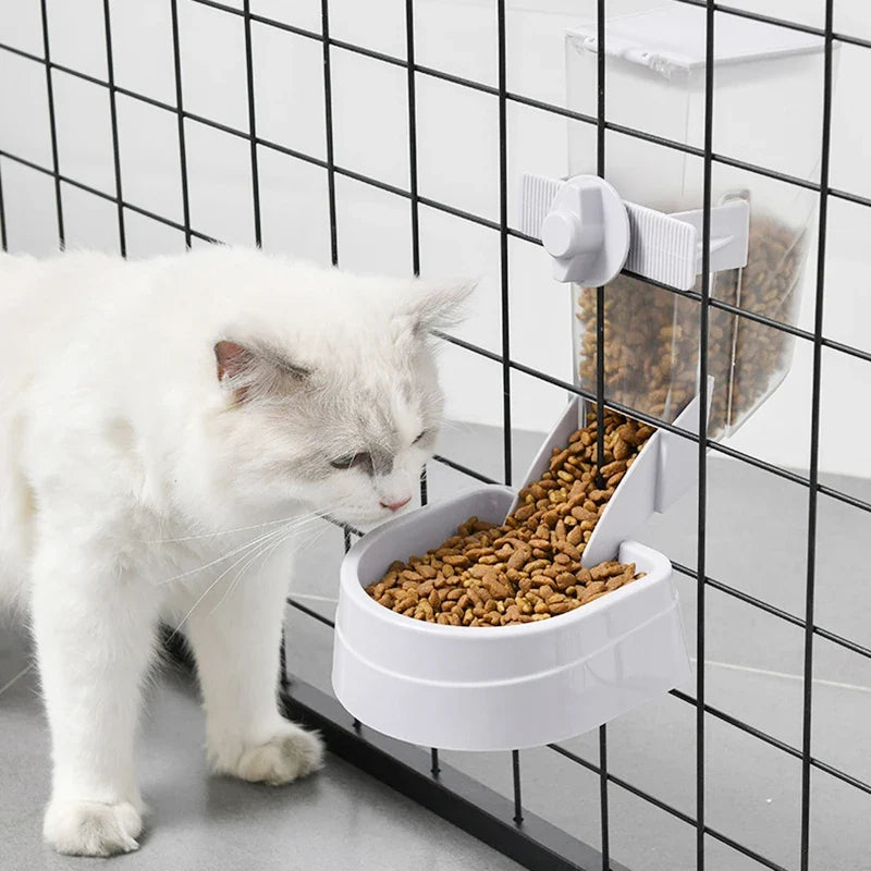 Automatic Pet Feeder Cage Hanging Bowl Water - ProPawPet.com