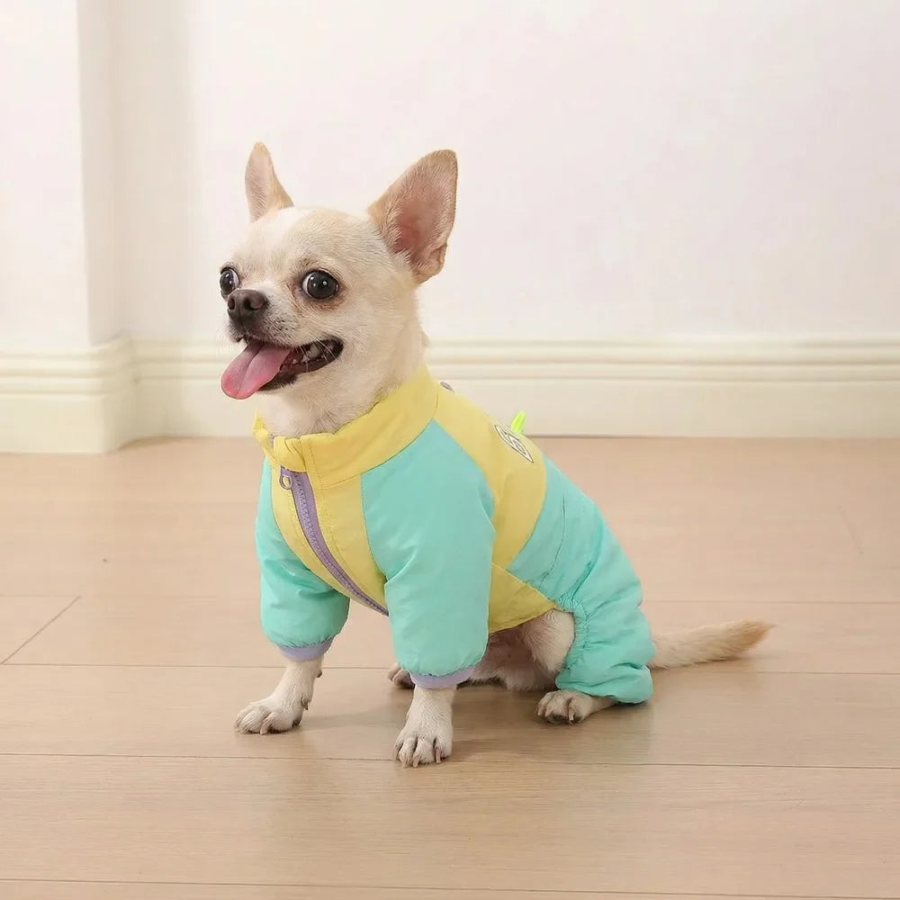 Small Dog Four Legged Windbreaker Jumpsuit - ProPawPet.com