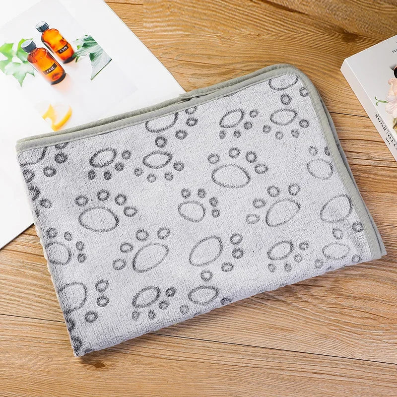 3 Sizes Super Soft Fluffy Premium Fleece Pet Blanket – Cat Beds & Mats