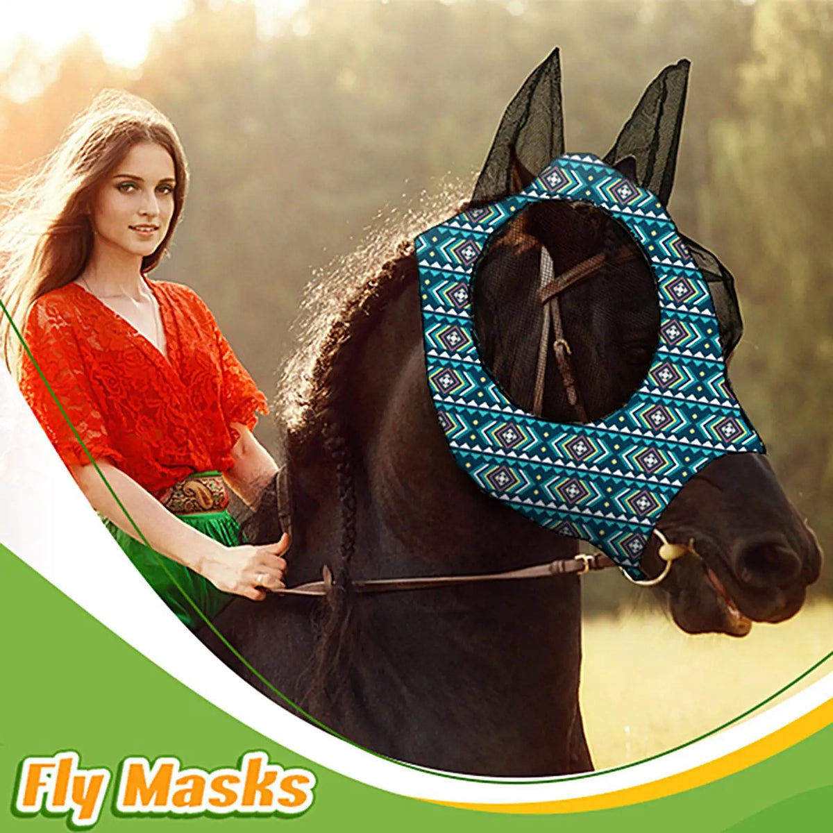 Horse Masque With Ears Horses Breathable Fly - ProPawPet.com