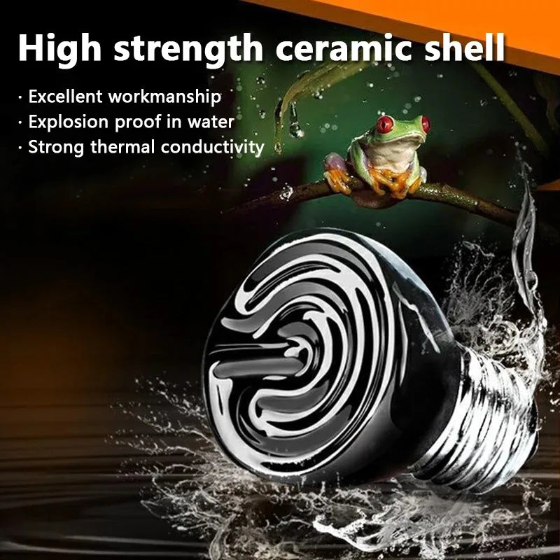 Reptile Ceramic Heating Bulb Infrared Heat - ProPawPet.com