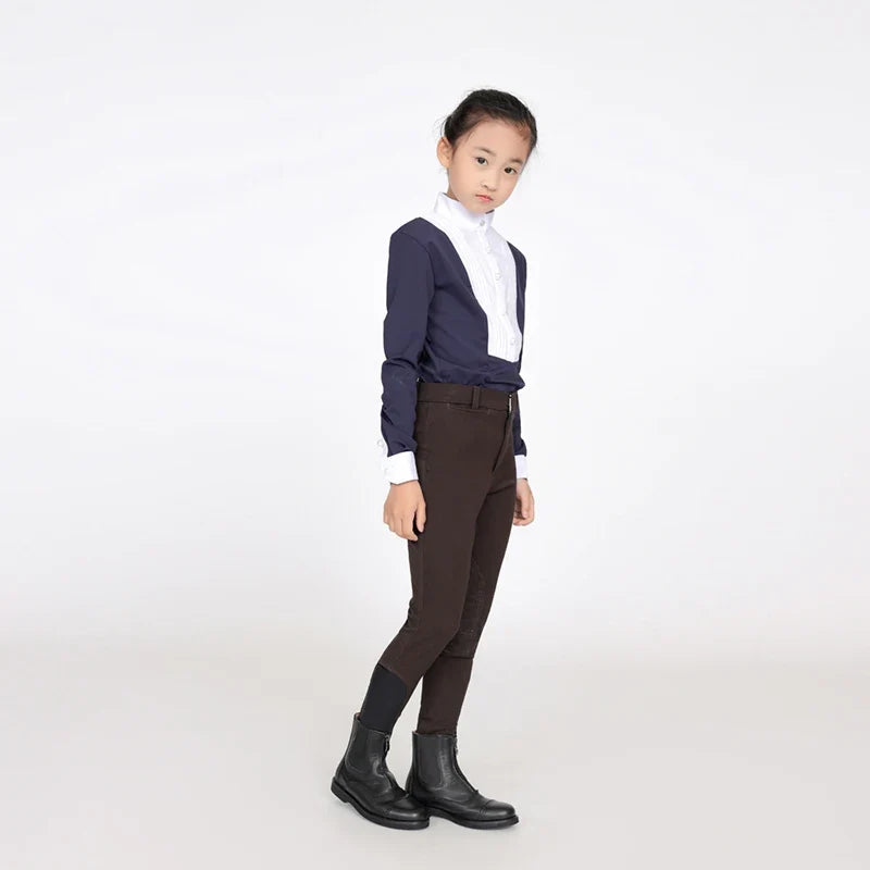 Children Half Silicone Horse Riding Pants - ProPawPet.com