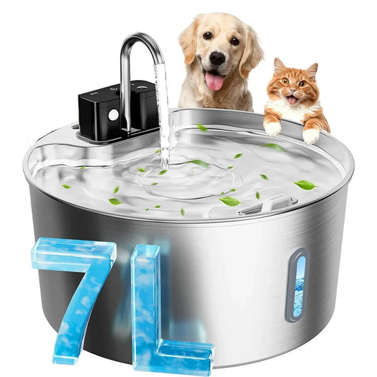 7L Large Capacity Stainless Steel Wireless - ProPawPet.com