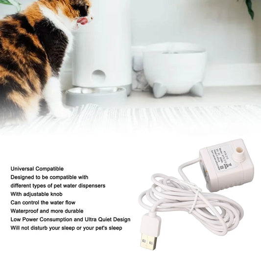 Pet Water Fountain Pump 5V USB Powered - ProPawPet.com