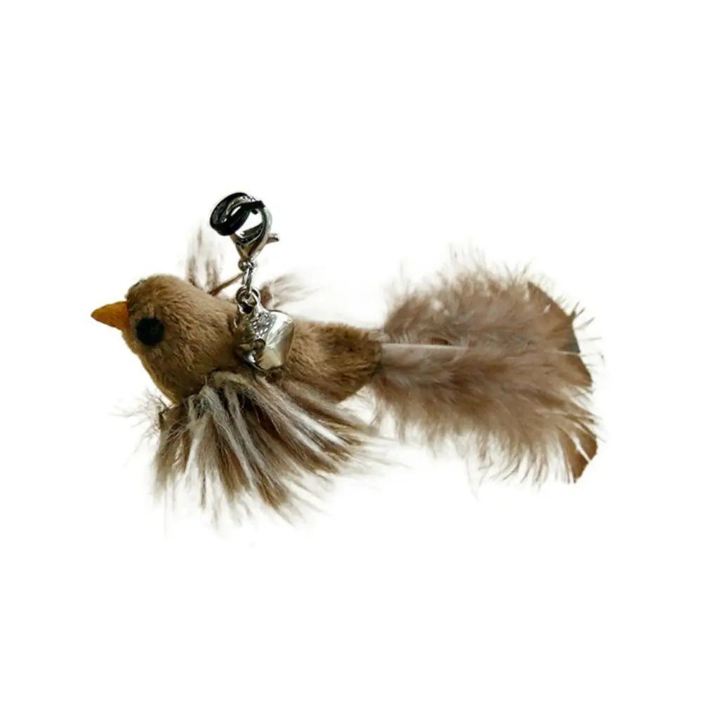 Interactive Plush Simulated Bird Cat Stick Head Teaser