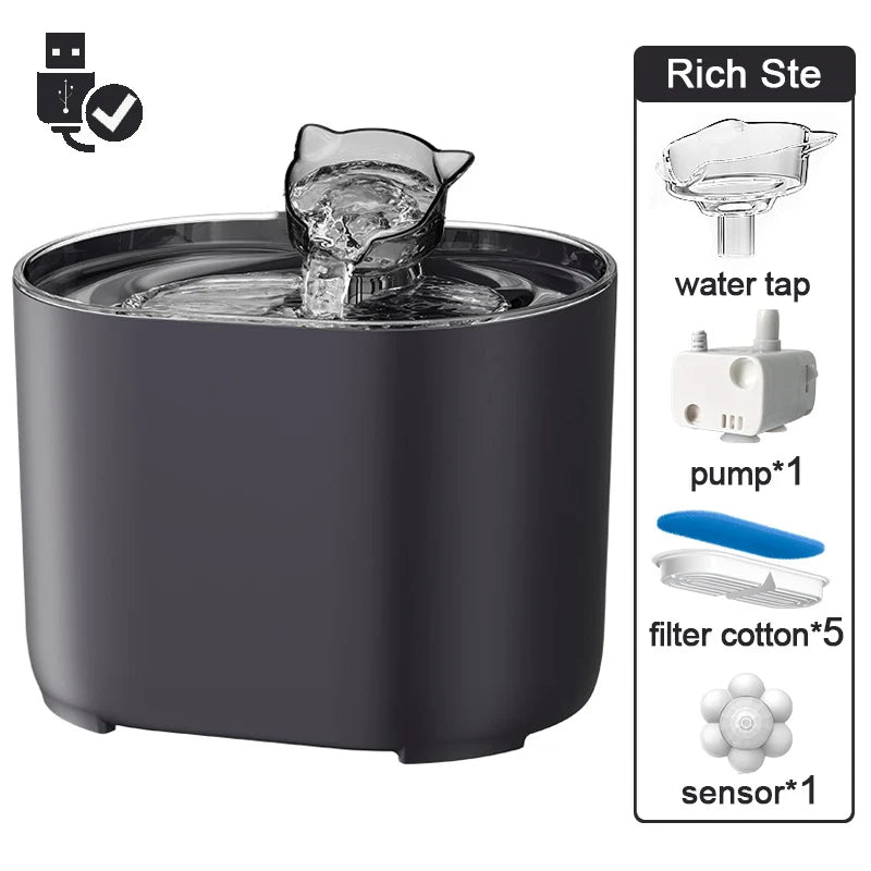 2.2L Intelligent Cat Water Fountain,Pet - ProPawPet.com