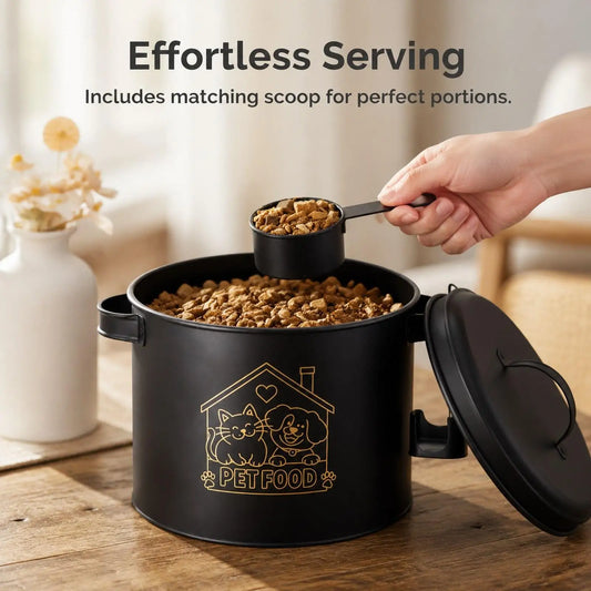 Pet Food Sealed Storage Box Durable Iron - ProPawPet.com