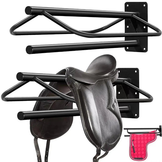 Portable Metal Saddle Pad Rack Wall Mount - ProPawPet.com