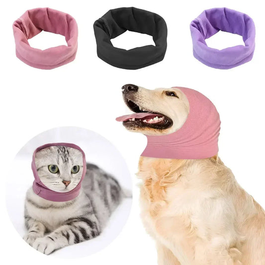 Dog Pet Ears Cover Calming Headscarf Bathing - ProPawPet.com