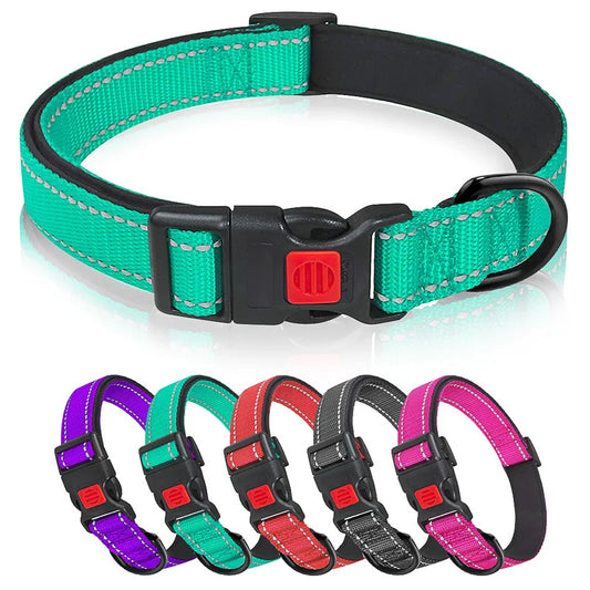 Reflective Dog Collar,Soft Neoprene Padded - ProPawPet.com