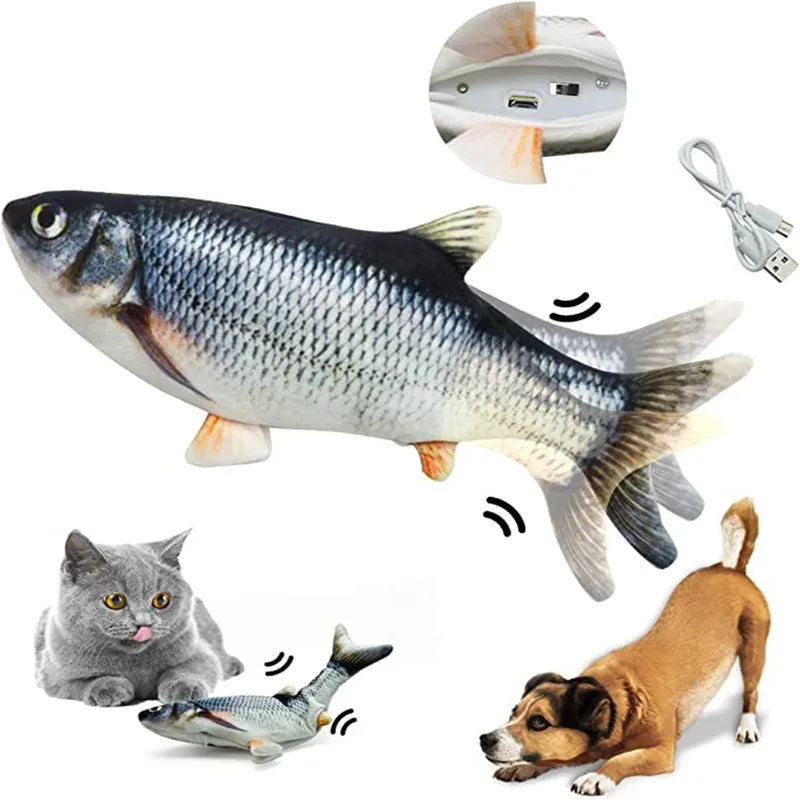 Cat Toys Fish USB Charger Fish Interactive - ProPawPet.com