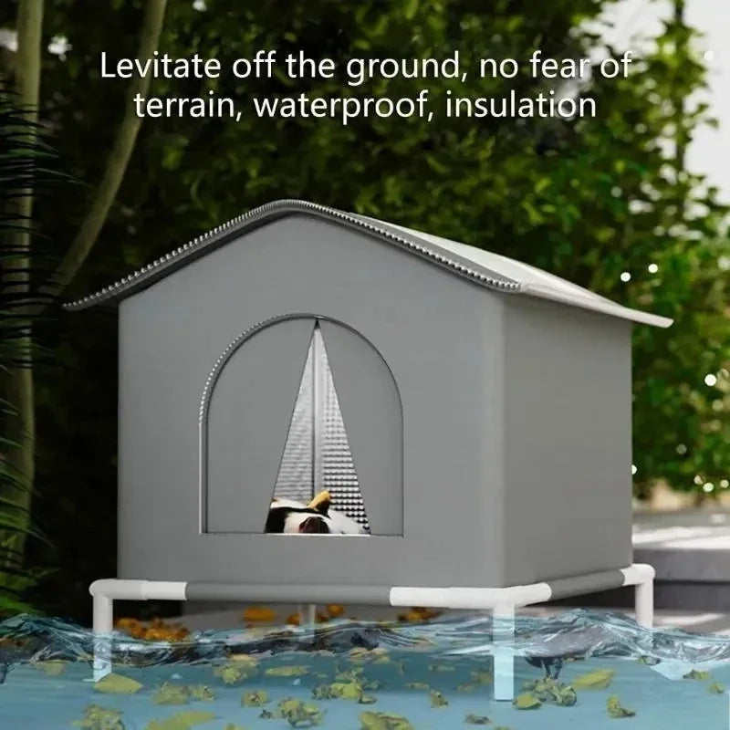 Four Seasons Cat House Outdoor Waterproof - ProPawPet.com