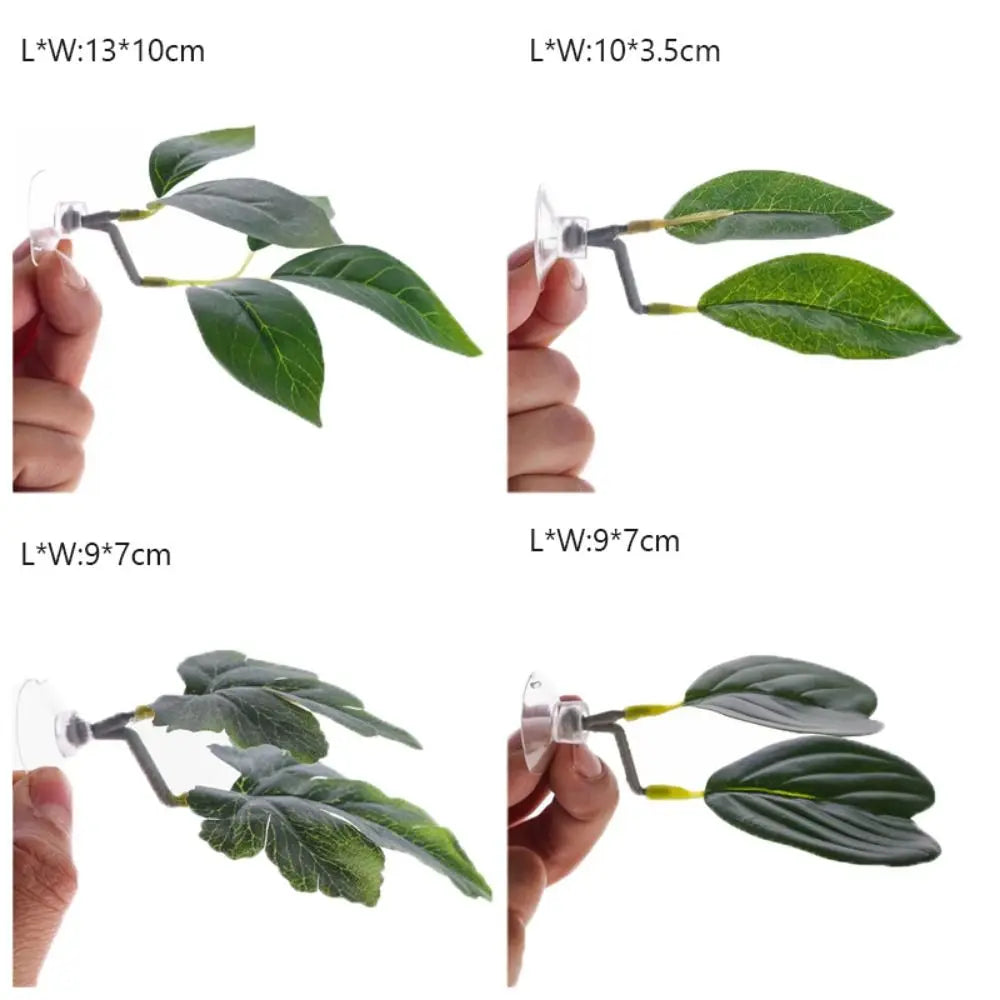 Plastic Betta Fish Rest Leaf Simulated Lotus - ProPawPet.com