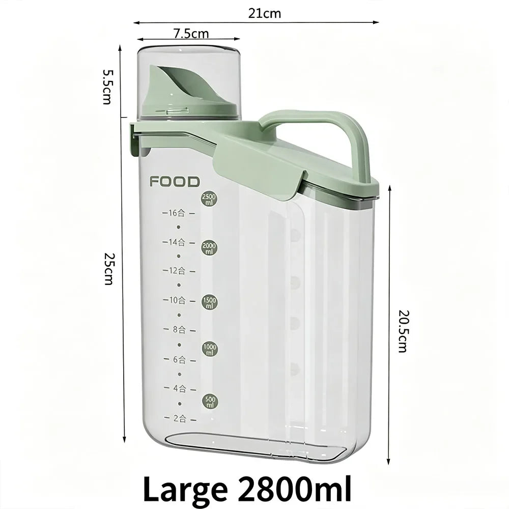Portable Airtight Pet Food Storage Container , Seal Dry Dispenser – Dog Supplies