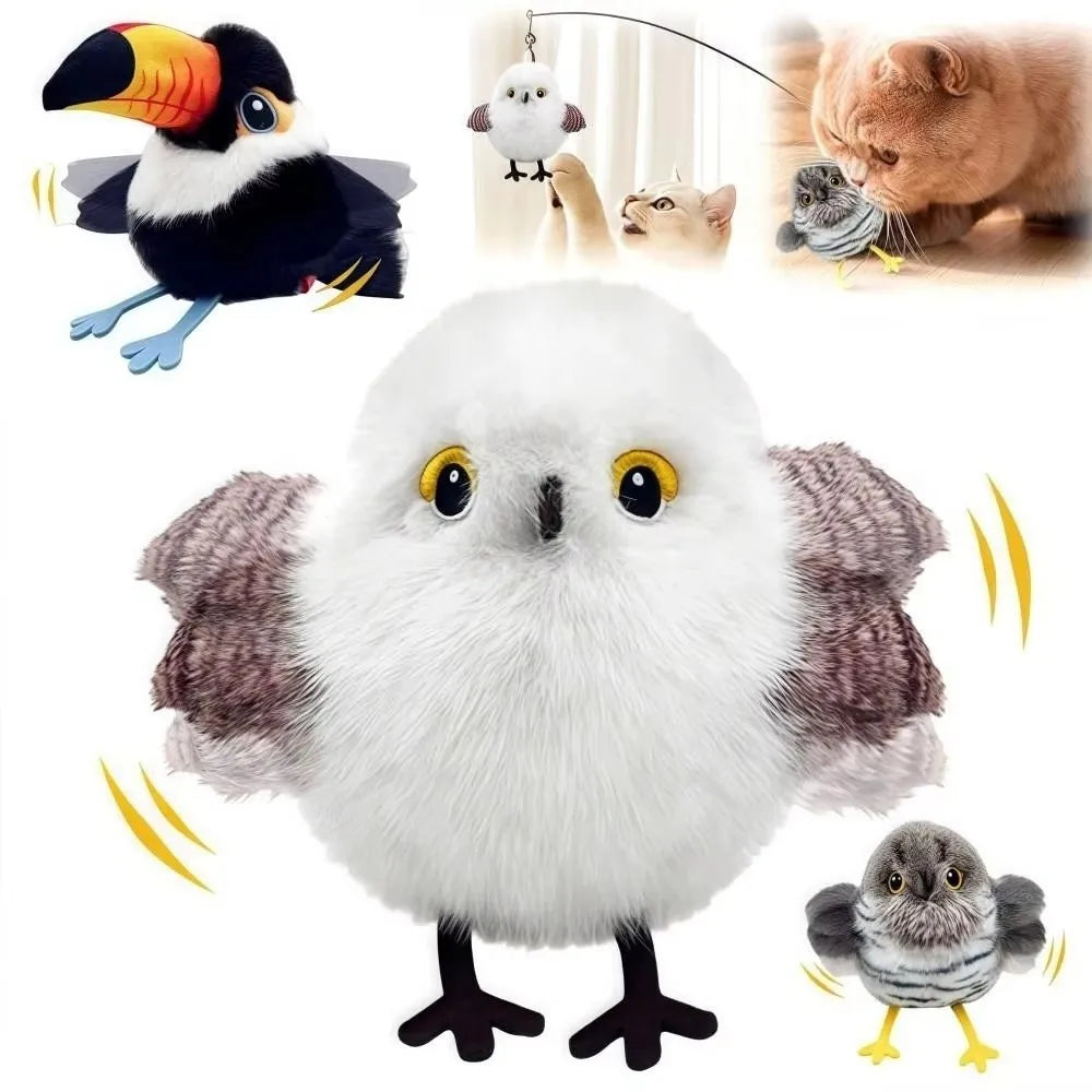 Electric Chirping Bird Toy Touch Activated - ProPawPet.com