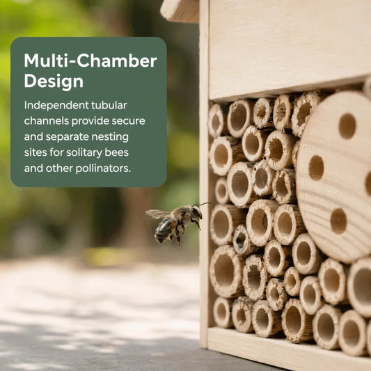 Candlenut Wood Insect Nesting Box Tubular - ProPawPet.com