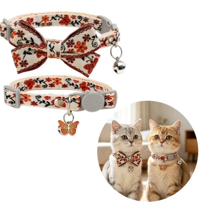 Cat Collar Bling Rhinestone Bow Tie Collar - ProPawPet.com