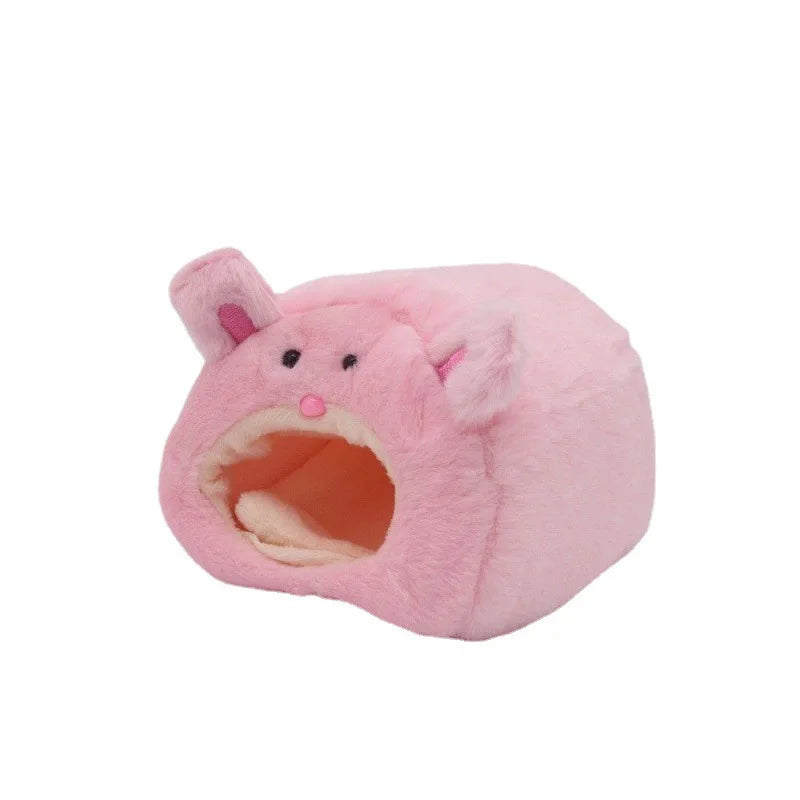 Hamster Soft Warm Bed Rat Hanging Bed Pig Squirrel Winter Pet Toy
