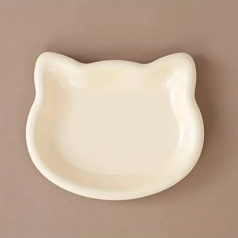 4-Color Pet Bowl Cat Food Dish Canned Snack Frozen Meal Plate – Cat Supplies