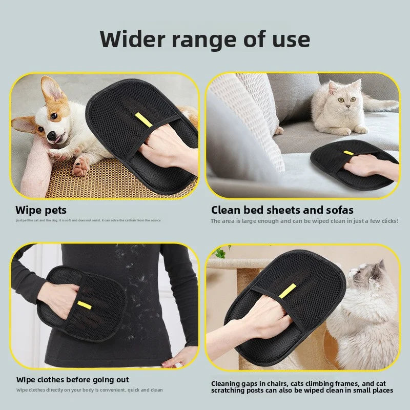 Pet Hair Remover Brushing Gloves – Remove - ProPawPet.com