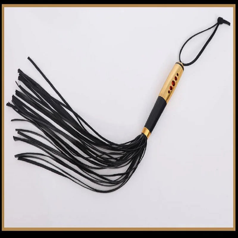 Metal Grip Leather Horse Riding Crop Premium - ProPawPet.com
