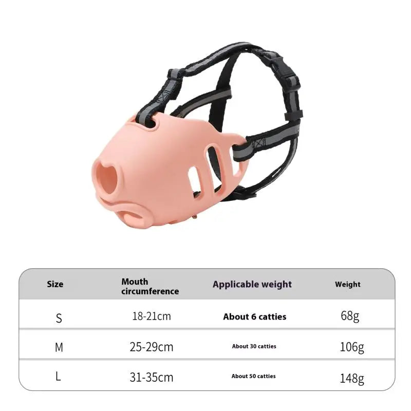 Reflect Light Dog Mouth Guard Cover Comfy - ProPawPet.com