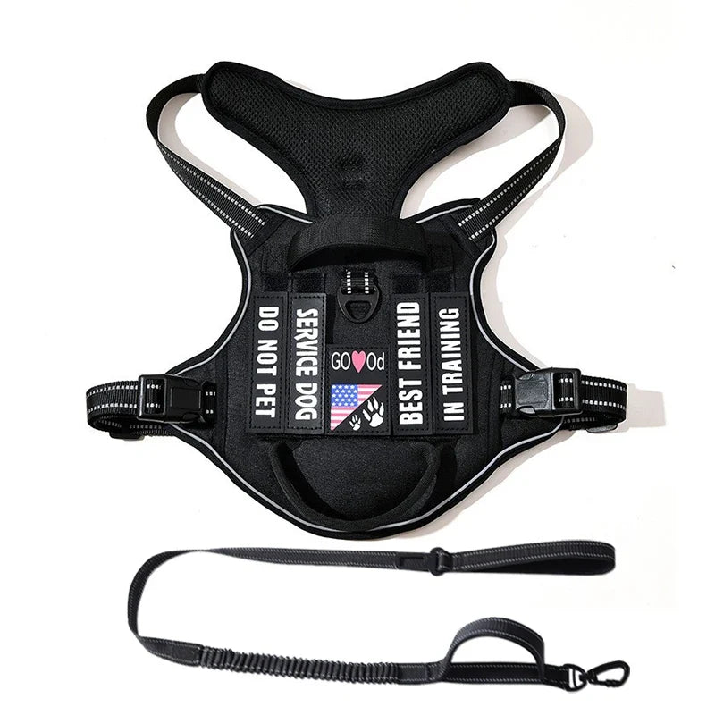 Dog Tactical Harness Vest Pet Dog Harness - ProPawPet.com